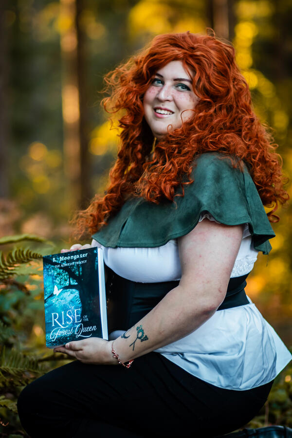 I dressed up as Mori for a book promotional photo shoot! These photos were taken by Lilia Ahearn of Liliacreativity. I love how the photos came out and you can view them all on my Facebook page.